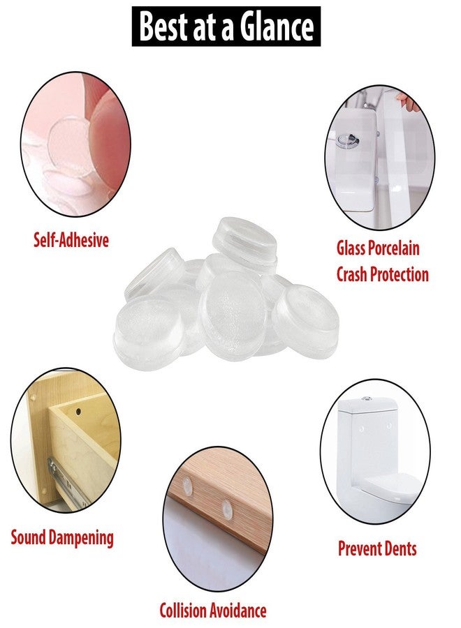 لايف ستايل-يو وسادات حماية شفافة من السيليكون ذاتي اللصق من لايف ستايل-يو™ (12 × 4 مم) لأبواب الخزائن وأجهزة الكمبيوتر المحمولة والأثاث (256 قطعة) - Image 4